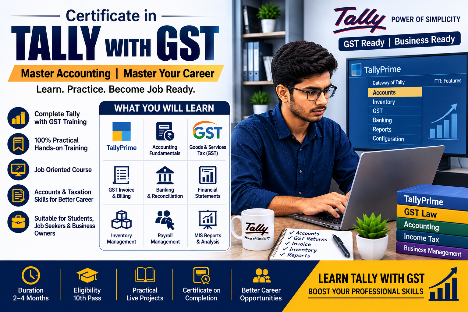 Certificate in Tally with GST